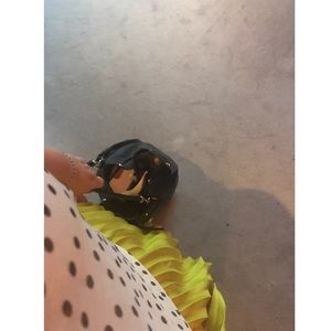 Like green neon pleated skirt